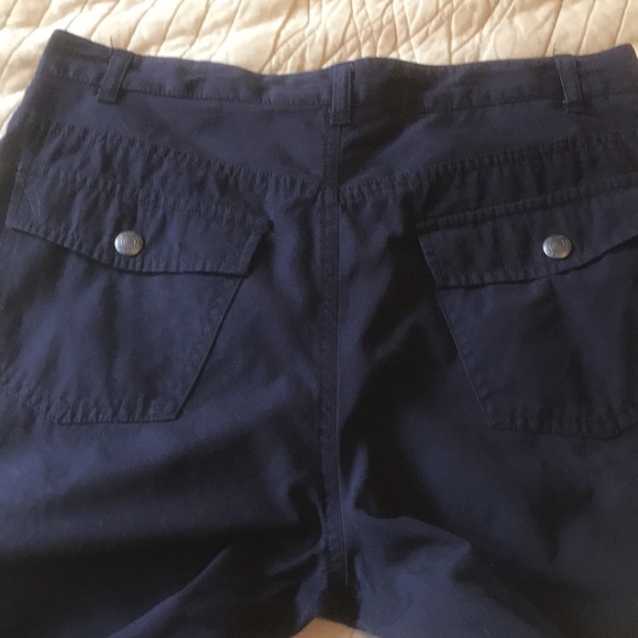 Izod Navy 100% Cotton  High Rise Pants Size 10 - Picture 1 of 15